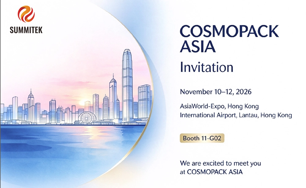 Cosmopack Asia Hong Kong 2026에서 Summitek을 만나보세요