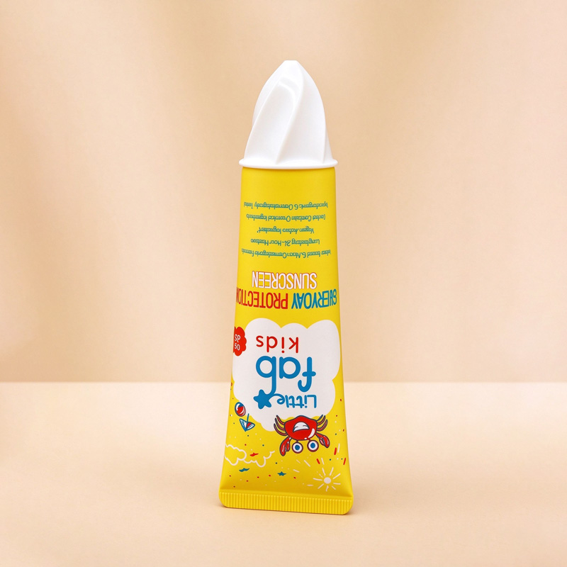 아이스크림 푸시온 캡이 포함된 어린이용 자외선 차단제 및 모이스처라이저 튜브