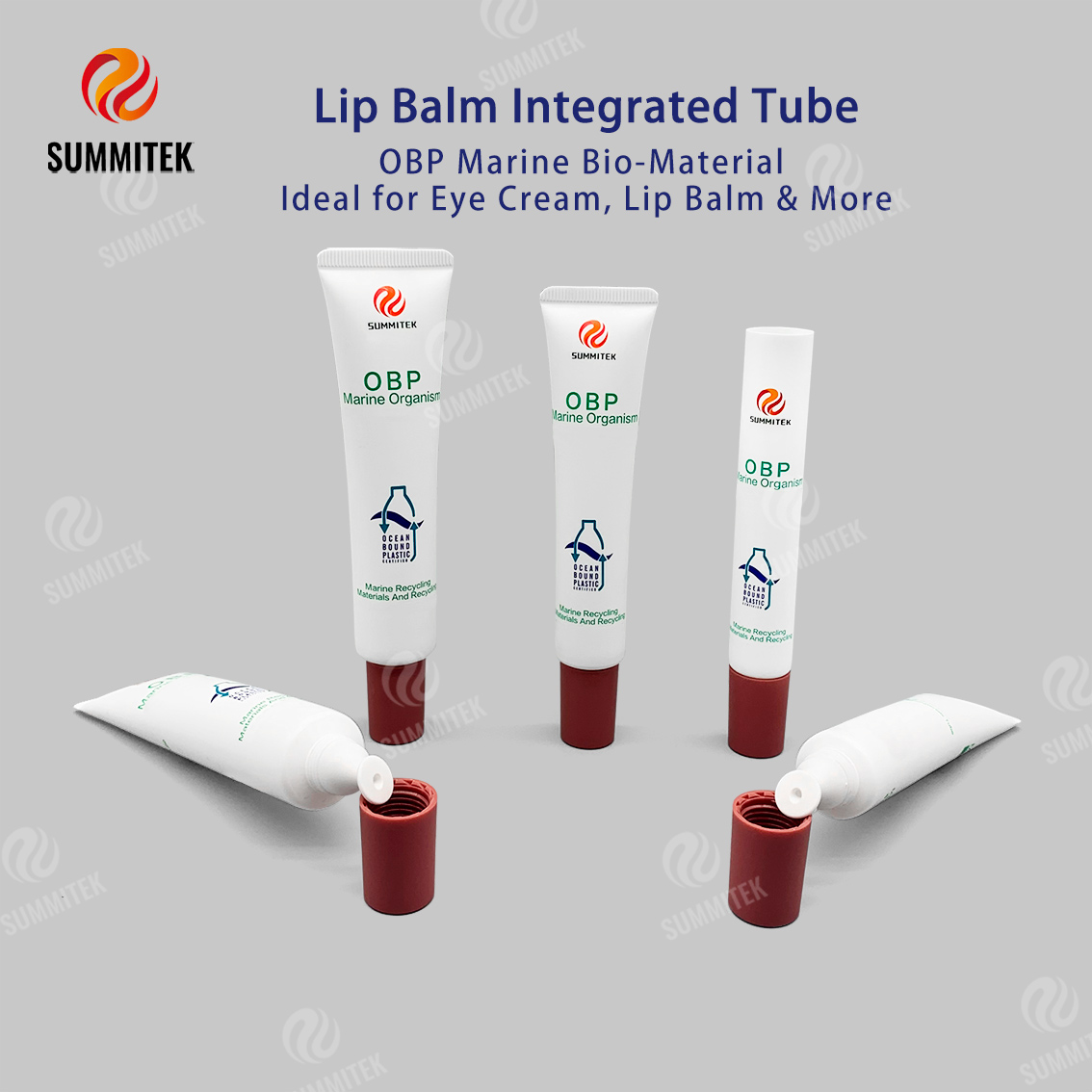 OBP Ocean Recycled Lip and Eye Care Tube D19 D22 D25